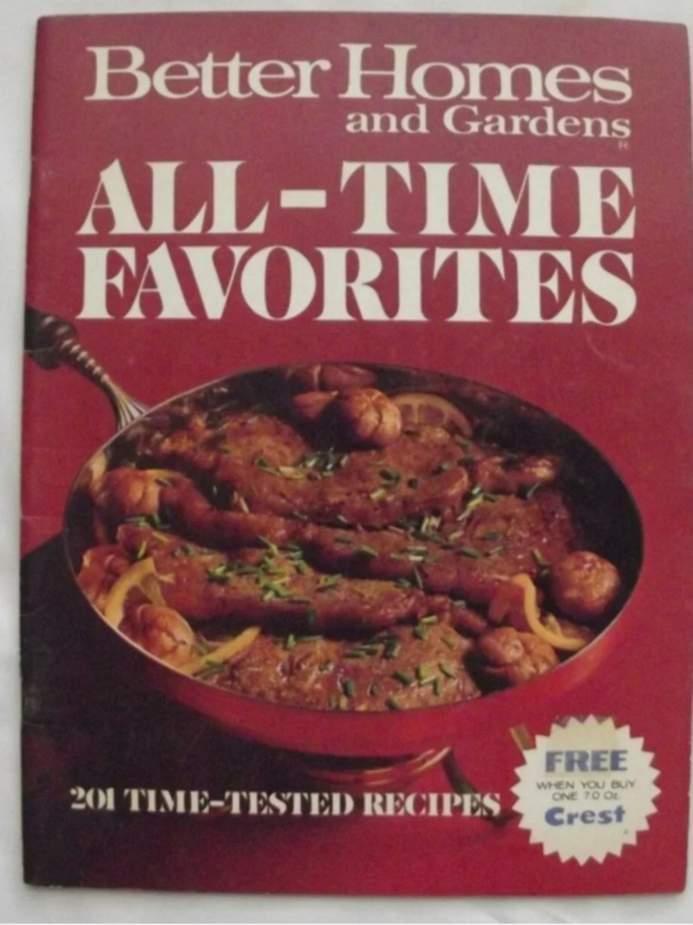 Better Homes and Gardens All-Time Favorites Cookbook - Red Cover